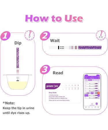 Premom Quantitative Ovulation Test Strips 60 Pack - Numerical Ovulation Reader Included - Buy Online on GoSupps.com