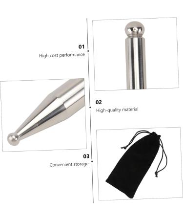 Healeved Acupuncture Pen - Stainless Steel Self-Massage Bar & Trigger Point Device for Thai Massage & Face Care - Buy Online on GoSupps.com