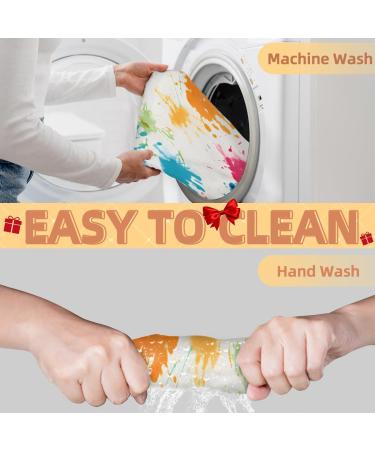 Colorful Handprints Beard Bib Apron - Best Beard Hair Catcher for Men | Perfect Father's Day & Anniversary Gifts | Includes 2 Suction Cups - Buy Online on GoSupps.com