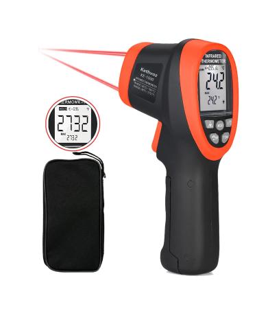 Digital infrared thermometer kethvoz ir laser industrial pyrometer Measure high temperatures -58 2732 (-50 1500 ) double laser touchless temp gun with: s 30: 1 orange - Buy Online on GoSupps.com