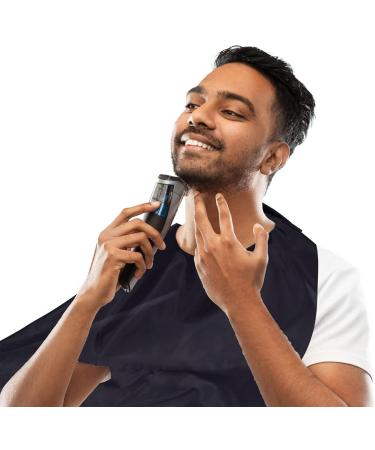 Beard Bib Apron Hair Catcher for Men | Prevent Clogs & Keep Sink Clean - Includes Grooming Cape & Suction Cups - Buy Online on GoSupps.com