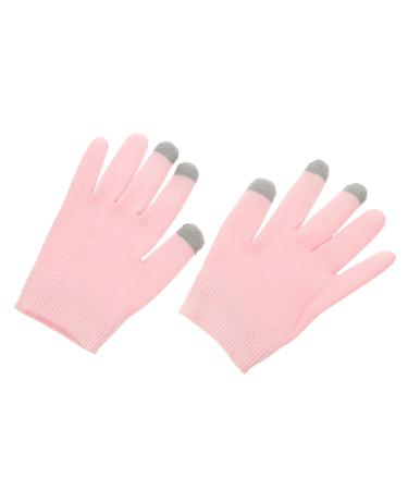 1 Pair Hand Protection Moisturizing Gloves Moisturizing Lotion Gloves Moisturizing Gloves Aging Hands Gloves Pink Gloves Hand Lotion Gloves Gel Cotton Casual Socks Care Pink 21x14cm