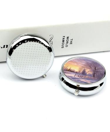 Portable 3 Compartment Pill Box | Travel-Friendly Medicine Organizer for Purse & Pocket - Buy Online on GoSupps.com