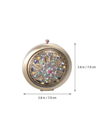 Tinksky Double-sided Folding Compact Makeup Mirror - Random Style - Buy Online on GoSupps.com