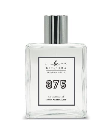 BC Perfume 875 Inspired by Noir Anthraci te For Men Fragrance Dupes Eau de Parfum Bottle 3.4 Fl Oz/100ml