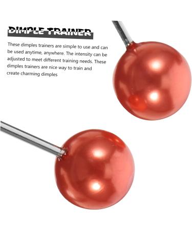 SKISUNO 1 Pair Dimple Trainer Facial Tools Face Dimples Maker Face Exerciser Tool Dimples Trainer Face Dimples Exerciser Facial Dimples Maker Dimples Maker for Face Cheeks Dimples Clip 4.30X2.50X0.80CM Red - Buy Online on GoSupps.com