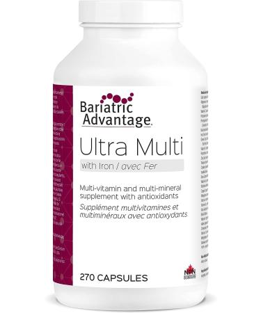 Bariatric Advantage - Ultra Multi Formula with Iron Multivitamin Capsule - 270 Capsules