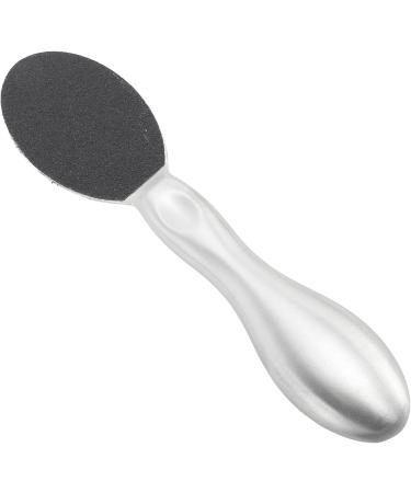 Foot File Callus Remover Scrubber Stainless Steel Dead Skin Scraper Double Sided Ergonomic Foot Rasp Pedicure Tool 10 Replaceable Sandpaper - Buy Online on GoSupps.com