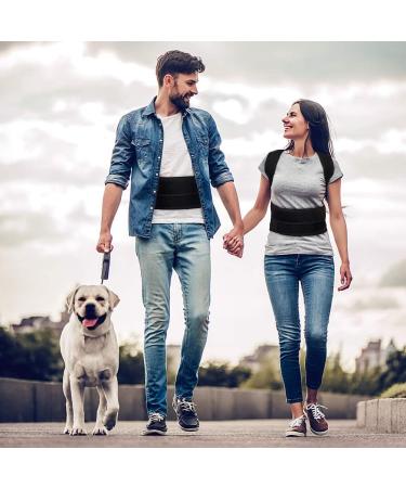 Adjustable Back Brace Posture Corrector for Men & Women | Lumbar Waist Support Belt | Improve Posture & Relieve Pain (L 31-42 - Buy Online on GoSupps.com