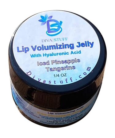 Shop Lip Volumizing Jelly - Iced Pineapple Tangerine Flavor | No Wax High Hyaluronic Acid Jamaican Black Castor Oil & Vitamin E for Smooth Plump Hydrated Lips - International Shipping Available - Buy Online on GoSupps.com