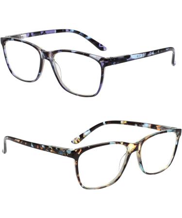 SIGVAN Ladies Blue Light Blocking Reading Glasses with Fashion Print - Multicolour 1.75x - Buy Online on GoSupps.com
