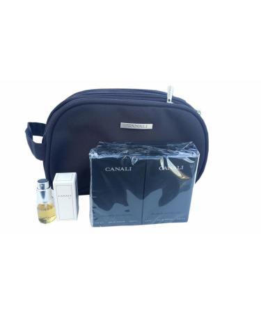 CANALI BLACK DIAMOND set of 10 VIALS 1.7 ml 1 MINI Canali EDT 5 ml and 1 Travel Pouch with 3 compartments and CANALI Logos Made in ITALY. Simply the BEST