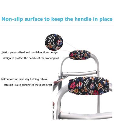 Walker Handle Cover Padded Hand Grip for Adult | Soft Cushion Padding for Universal Folding Rolling Crutch | Arm Crutches Cushions - Buy Online on GoSupps.com