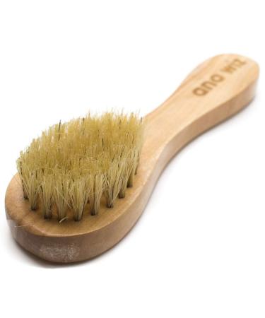 Ana Wiz Wooden Facial Brush - Soft Natural Boar Bristles & Lotus Wood Handle | International Shipping - Buy Online on GoSupps.com