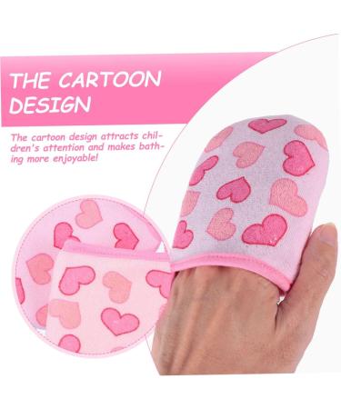 4 Pairs Kids Bath Gloves | Exfoliating Mitts for Girls | Compact Shower & Bath Skincare Tool | Baby Cotton Cleaning Towel - Buy Online on GoSupps.com