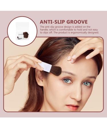 1Set blush brush mini makeup brush kabuki brush flat blusher brush makeup blusher brush foundation makeup Cosmetic concealer brush pvc soft travel white - Buy Online on GoSupps.com