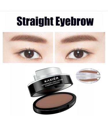 GL-Turelifes 3 Pairs Seals Eyebrow Stamp & Brow Brush Set - Light Brown | Instant Natural Brow Makeup Tool - Buy Online on GoSupps.com