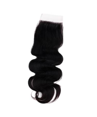 100% Real Hair Extensions - Lace Closure Thickening 25cm Wavy Natural Black - PRETTYSHOP - Buy Online on GoSupps.com