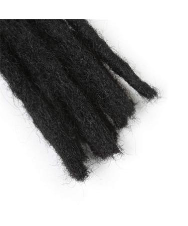 Coolbers 100% Human Hair Dreadlocks Extensions - 12-Inch Handmade Crochet Braids 10 Strands 1cm Width Available in 8 Inch #1b - International Shipping - Buy Online on GoSupps.com