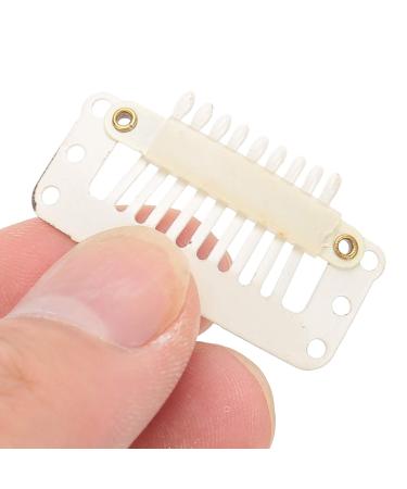 100PCs U-Shaped Hair Extension Clips - 1.3in Wig Clips for DIY Hairstyles Accessories for Brides & Women - Buy Online on GoSupps.com