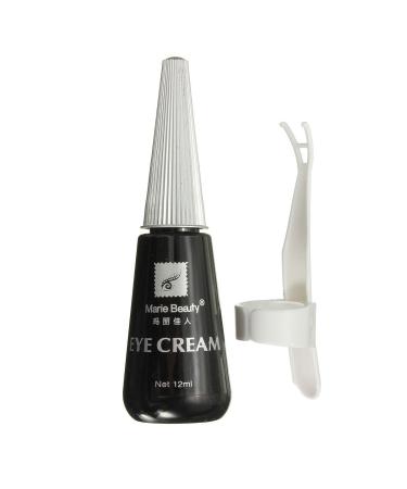 HiiBaby EYE Waterproof False Eyelashes Adhesive Marie Beauty 12ml White/Black False Eyelash Glue Fake Eyelash Adhesive Eye Cream (Black) - Buy Online on GoSupps.com