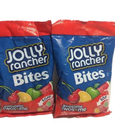  Jolly Rancher Jolly Rancher Awesome Twosome Fruit Chew Bags 184g (Pack of 2) - Buy Online on GoSupps.com