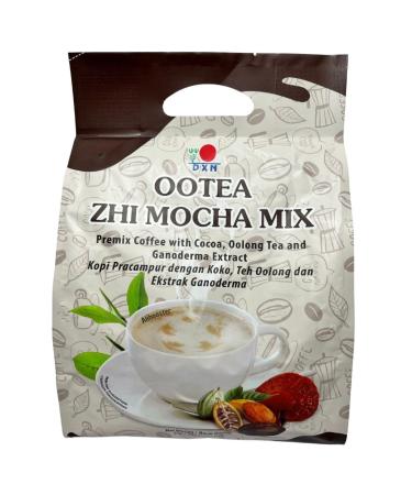 alibooster DXN Ootea Zhi Mocha Koffie + ootea + cacao + champignon reishi Lingzhi Ganoderma 20 sachets 21g