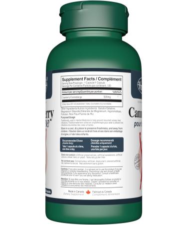 VORST Cranberry Supplement for Men 120 Capsules | Powder Pills | 1 Bottle 120 count (Pack of 1) - Buy Online on GoSupps.com