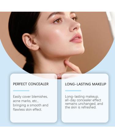  Dayysiuy Makeup Cushion Sweat-Resistant Concealer Cushion for Girls Brightening Camouflage Cream for School Travel Party Business Trip Camping - Buy Online on GoSupps.com