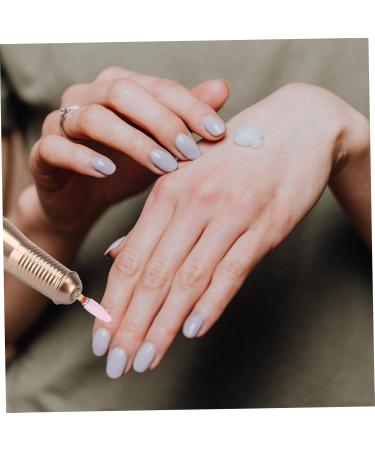 FRCOLOR Nail Polisher Nail Bits Nail Drill Head Manicure Supplies Manicure Grinding Tool Manicure File Head Nail Art Tools Nail Beauty Tools Pink Ceramics Grinder Electric Motor - Buy Online on GoSupps.com