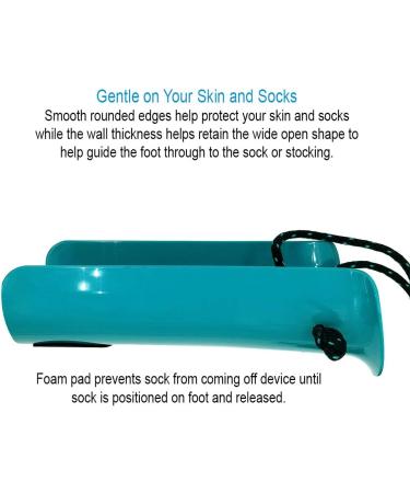 Norco Molded Sock Aid - Assists in Easy Sock Donning for Limited Mobility, Arthritis, and Post-Surgery. Advanced Ergonomic Design for Reduced Strain - Buy Online on GoSupps.com