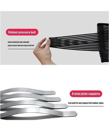 Adjustable Lumbar Support Belt for Men & Women - Back Pain Relief Brace for Squat Training | X-Large Size - Buy Online on GoSupps.com
