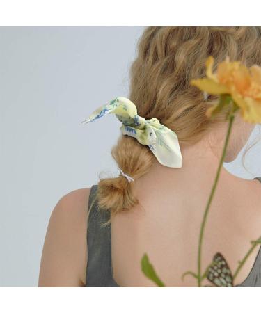 AOPRIE 20Pcs Hair Bunny Scrunchies with Bow - Elegant Chiffon Hair Accessories for Women - Buy Online on GoSupps.com