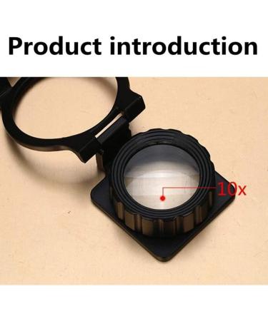 Professional ES Vision aids Pocket with Scale Desktop Hands Free Folding 10X HD Lens Loupe for Scale Measurement Identification Wenwan Coins Identification Statio Full of Stars - Buy Online on GoSupps.com