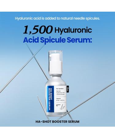 ILSO H-A Shot Booster Serum | Hyal-Spicule Exfoliating Serum 0.5oz | Improve Skin Texture & Pore Tightening | Moisturizing Formula - Buy Online on GoSupps.com