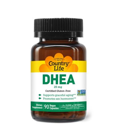 Country Life DHEA 25 mg 90 Vegetarian Capsules