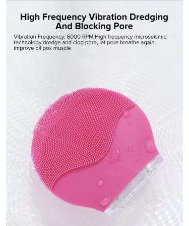 Valentina Face Cleansing Brush (Rose) - Gentle Exfoliation for Radiant Skin - Buy Online on GoSupps.com