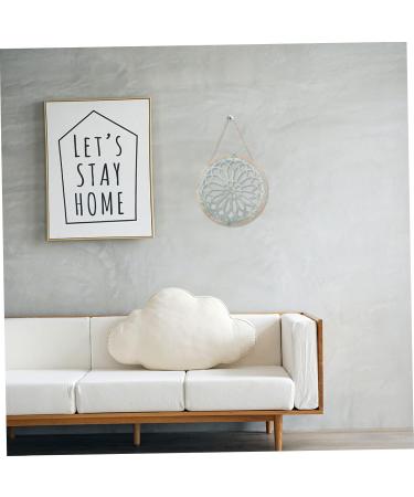 Zerodeko Pattern Disc Wall Decorations for Home Wall Hanging Art Sculpture Acrylic Wall Pendant Round Alien 20x20cm Coffee - Buy Online on GoSupps.com