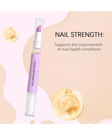 Stylo d'huile de pousseur de cuticule Stylo de soin des ongles Stylos d'huile de cuticule pour les ongles Stylos pour les ongles faibles et endommag s Sty/lo pour les ongles faibles (4) - Buy Online on GoSupps.com