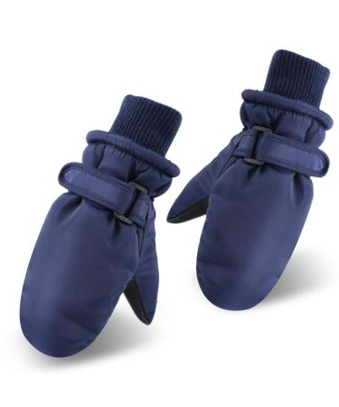 XIAOHAWANG Kids Ski Gloves Baby Boys Winter Dinosaur Glove Toddler Girls Waterproof Mittens 2-8 Years Navy-A 2-4 Years - Buy Online on GoSupps.com