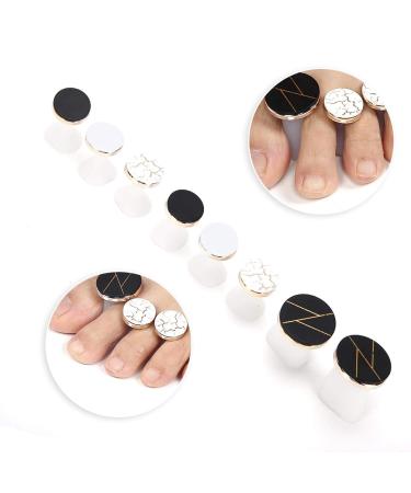 Toe Separator Set - 8 Pieces Silicone Washable & Reusable for Pedicure Care | Perfect Toe Spreader - Buy Online on GoSupps.com