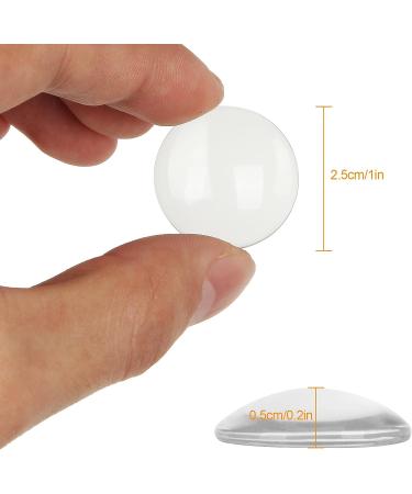 200 PCS 1 inch Transparent Glass Dome Cabochons - Crystal Clear Round Cabochons for Jewelry Making - Buy Online on GoSupps.com