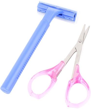 Ruilogod 2-in-1 Body Armpit Hair Shaver & Eyebrow Scissors Trimmer - Effortless Hair Removal for Flawless Skin - Buy Online on GoSupps.com