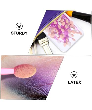 Housoutil 50pcs Double Ended Eyeshadow Brush Eye Shadow Sponge Tip Makeup Brush Latex Eyeshadow Woman Tool - Buy Online on GoSupps.com