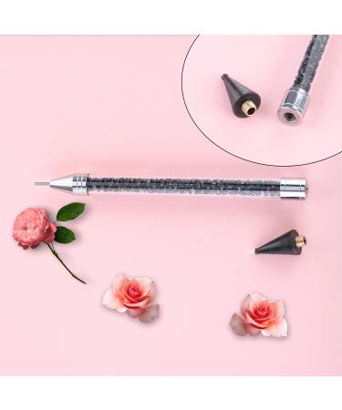 Strass Picker Tool & Dotting Tool - Double-Sided Rhinestone Applicator with Wax Head for Manicure - International Shipping - Buy Online on GoSupps.com
