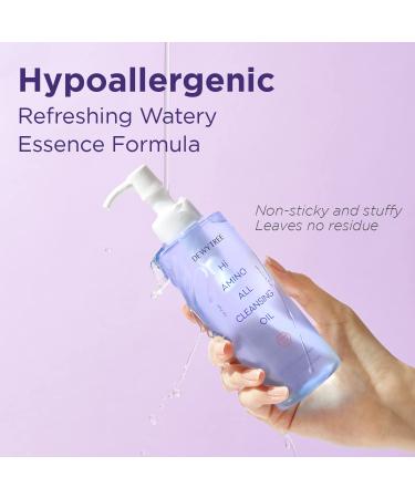 DEWYTREE Hi Amino All Cleansing Oil 6.76 fl. oz.| Korean Skin Care Oil Hydrating Cleanser & Makeup Remover | Deep Cleansing Oil for Face | Cleansing Oil Makeup Remover Facial Care & Skin Cleanser - Buy Online on GoSupps.com