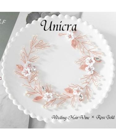 Unicra Pearl Hair Wreath & Headband - Elegant Bridal Jewelry for Women | Perfect Hair Accessory for Weddings - Buy Online on GoSupps.com