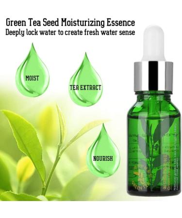 Sonew Green Tea Seed Facial Serum Face Skin Moisturizing + Shrink Pores + Anti-aging Hyaluronic Acid Serum 15ml - Buy Online on GoSupps.com