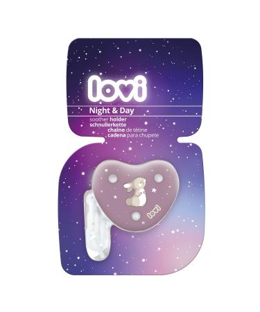 Lovi Pacifier Chain | 0m+ | Practical BPA-Free Clip | Safe Shape | Night & Day Girl | International Shipping - Buy Online on GoSupps.com