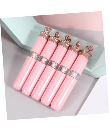FRCOLOR 10pi ces Tubes L vres Plastique Rose Forme De C ur Pour Gloss Contenants Vides R utilisables Pour Lip Gloss Lipstick - Buy Online on GoSupps.com